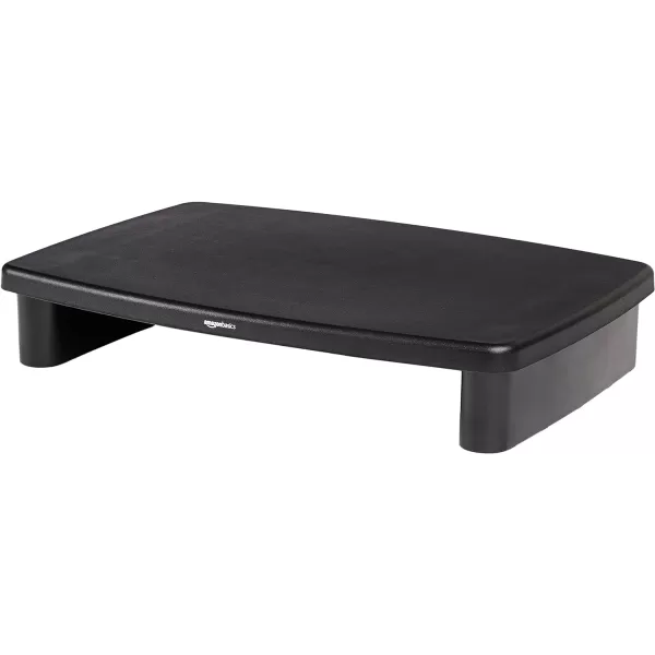 Amazon Basics Adjustable Computer Monitor Riser Desk Stand Black5Pack