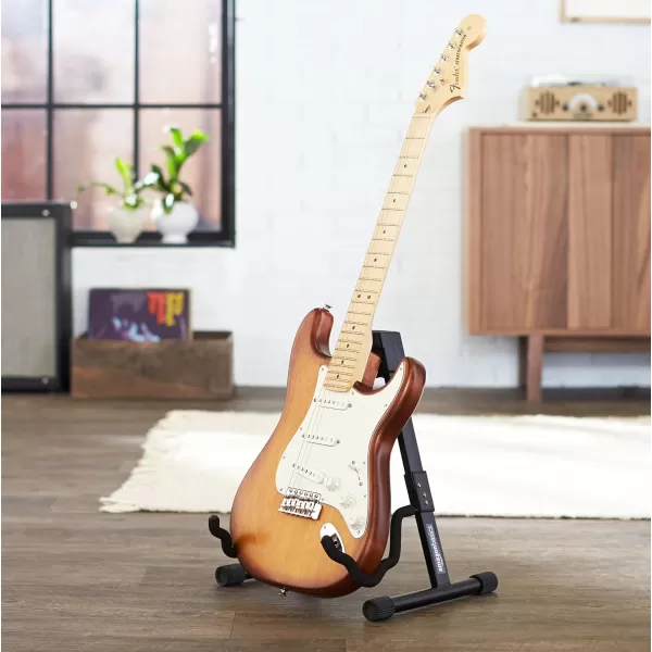 Amazon Basics Adjustable Guitar Folding AFrame Stand for Acoustic and Electric Guitars with NonSlip Rubber and Soft Foam Arms Fully AssembledAmazon Basics Adjustable Guitar Folding AFrame Stand for Acoustic and Electric Guitars with NonSlip Rubber and Soft Foam Arms Fully Assembled