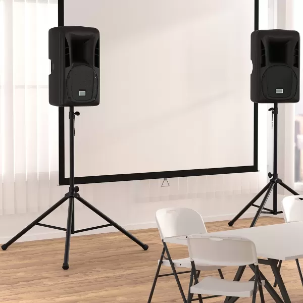 Amazon Basics Adjustable Speaker Stand  41 to 66Foot Steel Black41 to 66Foot Steel  1Pack