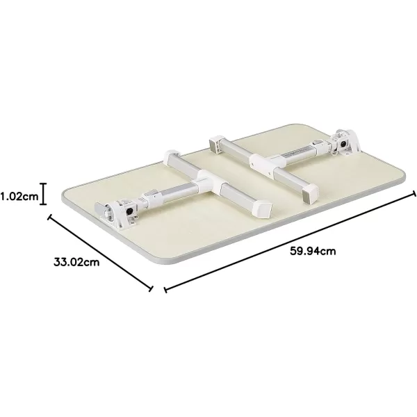 Amazon Basics Adjustable Tray Table Lap Desk Fits up to 17Inch Laptop Large 13x24Large