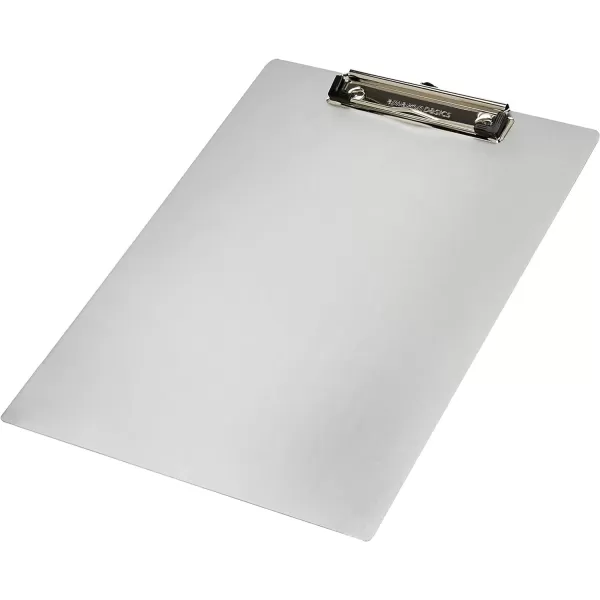 Amazon Basics Aluminum Office Clipboard Letter Size Pack of 2 MetalMetal Letter