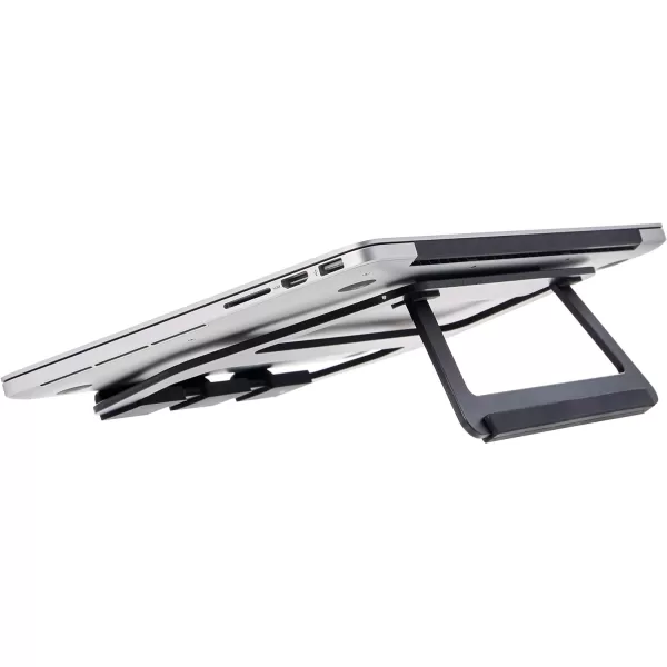Amazon Basics Aluminum Portable Foldable Support Stand for Laptops up to 15 SilverBlack 13