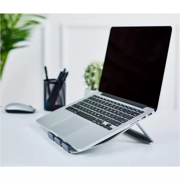 Amazon Basics Aluminum Portable Foldable Support Stand for Laptops up to 15 SilverSilver 15
