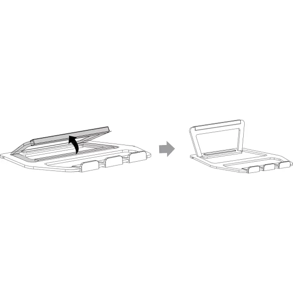Amazon Basics Aluminum Portable Foldable Support Stand for Laptops up to 15 SilverSilver 15