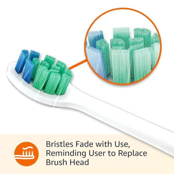 Amazon Basics AntiPlaque Pro Sonic Rechargeable Toothbrush with Charger White Previously Solimo3 replacement brush heads