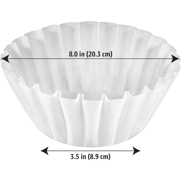 Amazon Basics Basket Coffee Filters for 812 Cup Coffee Makers White 200 CountAmazon Basics Basket Coffee Filters for 812 Cup Coffee Makers White 200 Count