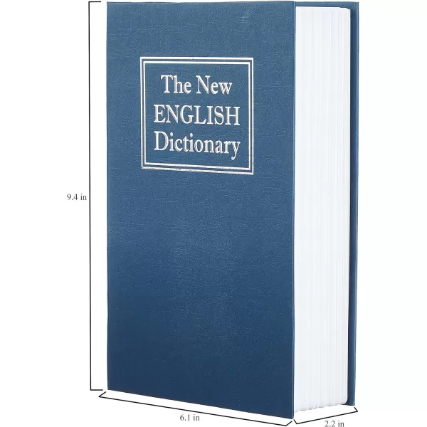 Amazon Basics Book Safe Key Lock Blue LargeAmazon Basics Book Safe Key Lock Blue Large
