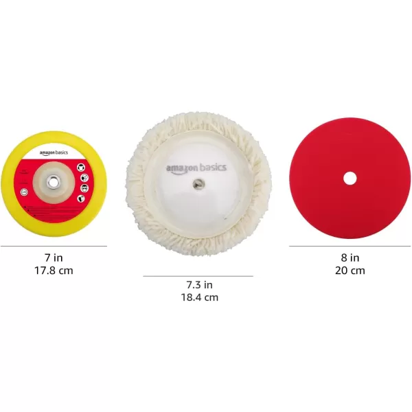 Amazon Basics Buffing and Polishing Pad Kit 7Pack 7 in 8 in 73 inAmazon Basics Buffing and Polishing Pad Kit 7Pack 7 in 8 in 73 in