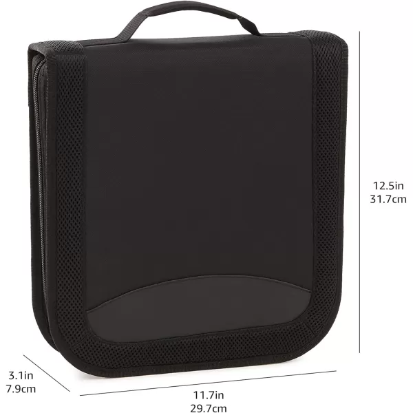 Amazon Basics CDDVD Binder 400capacity Black1Pack 128capacity