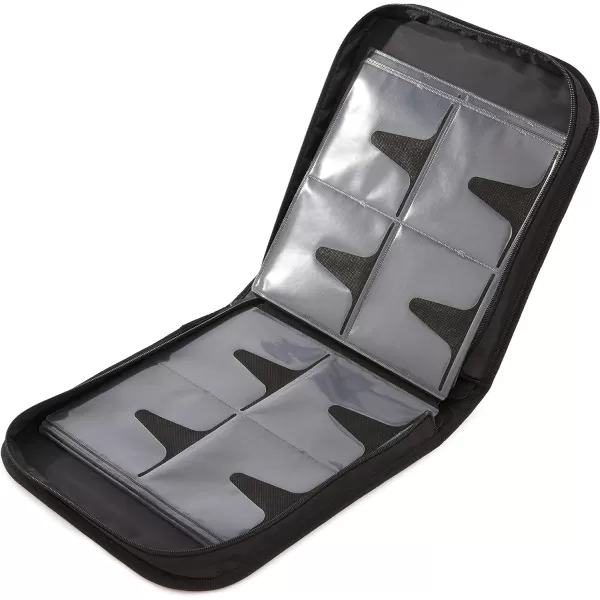 Amazon Basics CDDVD Binder 400capacity Black1Pack 128capacity