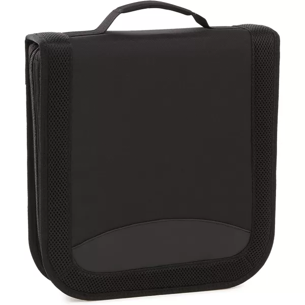 Amazon Basics CDDVD Binder 400capacity Black1Pack 128capacity