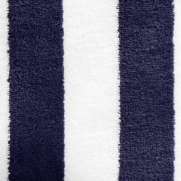 Amazon Basics Cabana Stripe Beach Towel 2Pack Navy Blue 5984 L x 2992 WNavy Blue Pack of 2