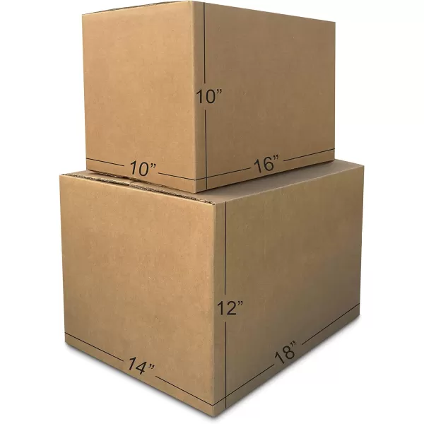 Amazon Basics Cardboard Moving Boxes in Small Medium and Large Sizes  Pack of 30Assorted 15Pack