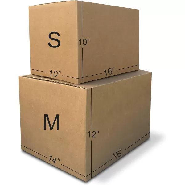 Amazon Basics Cardboard Moving Boxes in Small Medium and Large Sizes  Pack of 30Assorted 15Pack