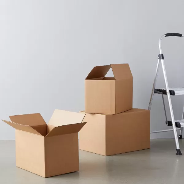 Amazon Basics Cardboard Moving Boxes in Small Medium and Large Sizes  Pack of 30Assorted 15Pack