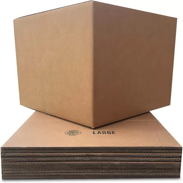 Amazon Basics Cardboard Moving Boxes in Small Medium and Large Sizes  Pack of 30Large 12Pack