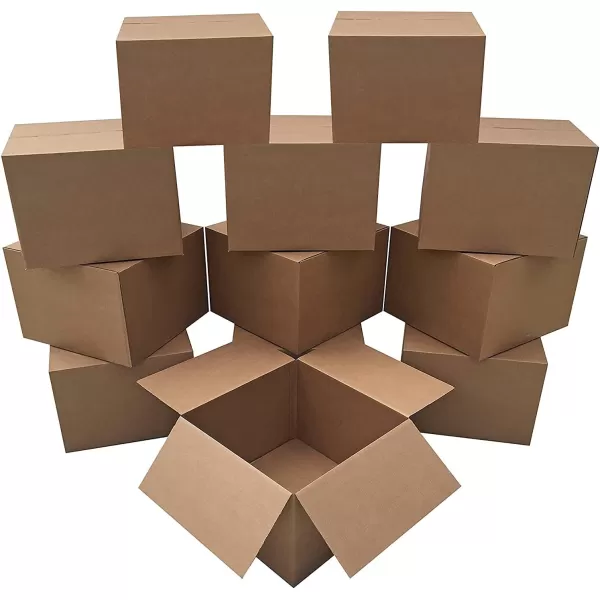 Amazon Basics Cardboard Moving Boxes in Small Medium and Large Sizes  Pack of 30Large 12Pack