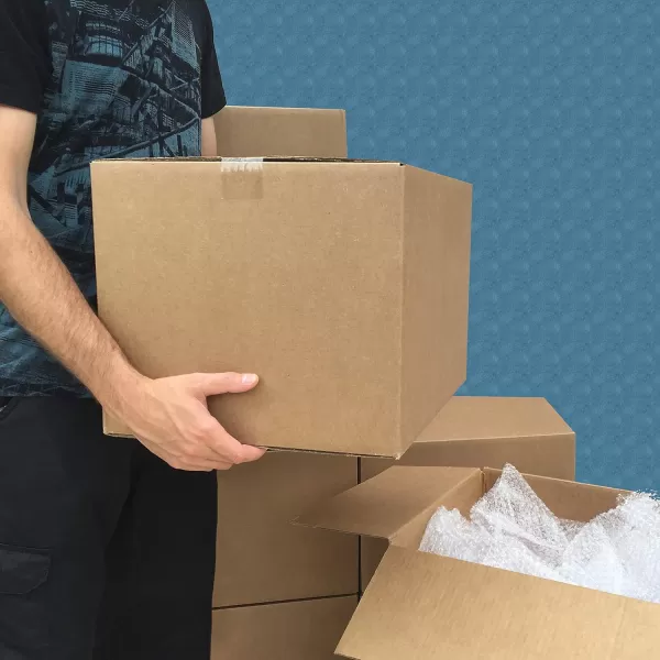Amazon Basics Cardboard Moving Boxes in Small Medium and Large Sizes  Pack of 30Medium 10Pack