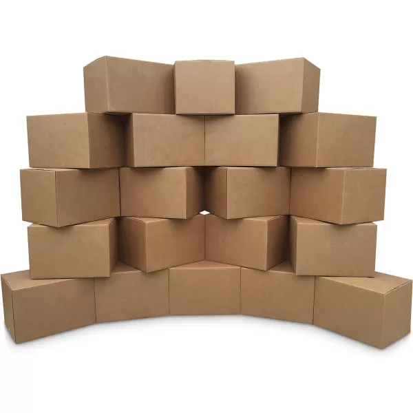 Amazon Basics Cardboard Moving Boxes in Small Medium and Large Sizes  Pack of 30Medium 20Pack