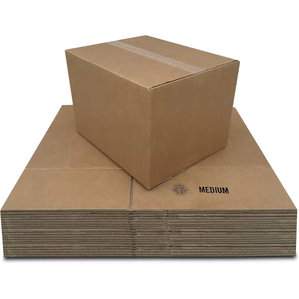Amazon Basics Cardboard Moving Boxes in Small Medium and Large Sizes  Pack of 30Medium 20Pack