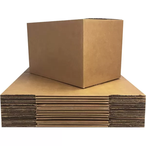 Amazon Basics Cardboard Moving Boxes in Small Medium and Large Sizes  Pack of 30Small 15Pack