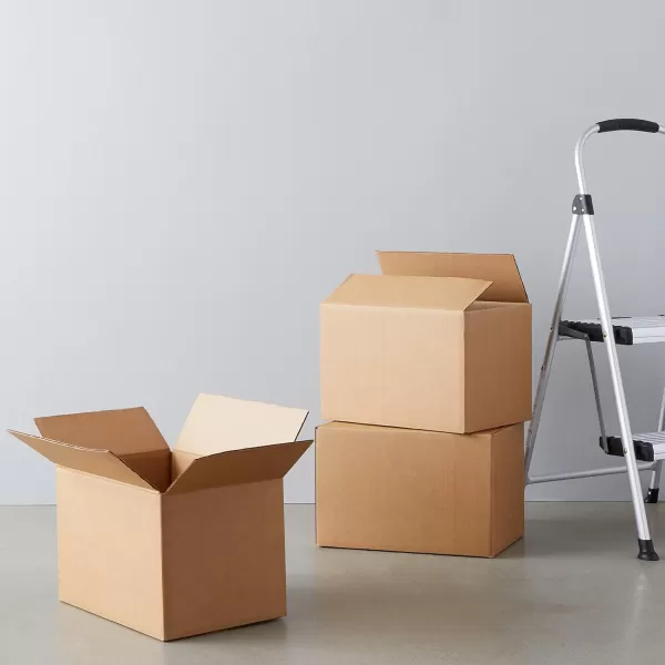 Amazon Basics Cardboard Moving Boxes in Small Medium and Large Sizes  Pack of 30Small 15Pack