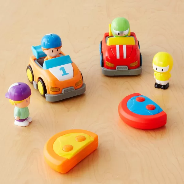 Amazon Basics Cartoon Race Car Toys 2 Pack RedYellowAmazon Basics Cartoon Race Car Toys 2 Pack RedYellow