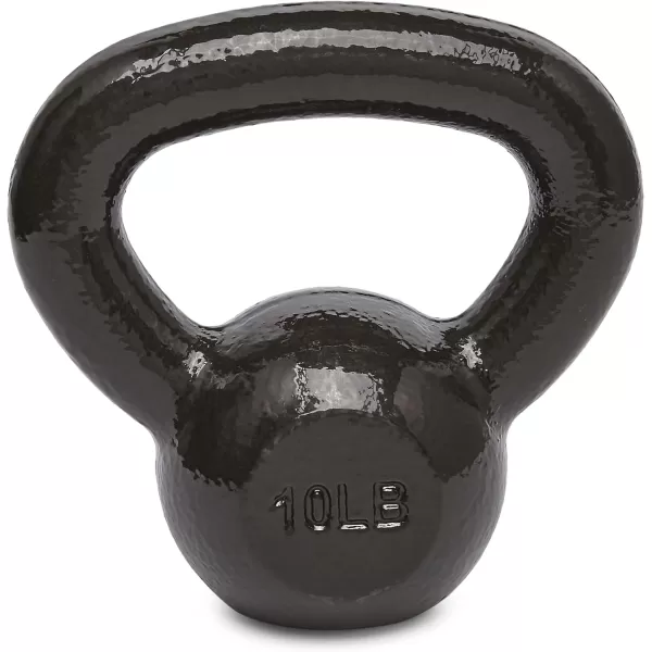 Amazon Basics Cast Iron Kettlebell with Enamel Finish10 Pounds
