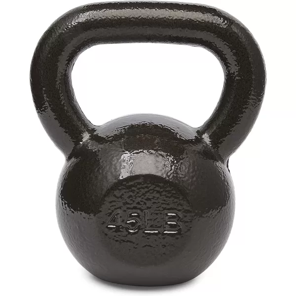 Amazon Basics Cast Iron Kettlebell with Enamel Finish45 Pounds