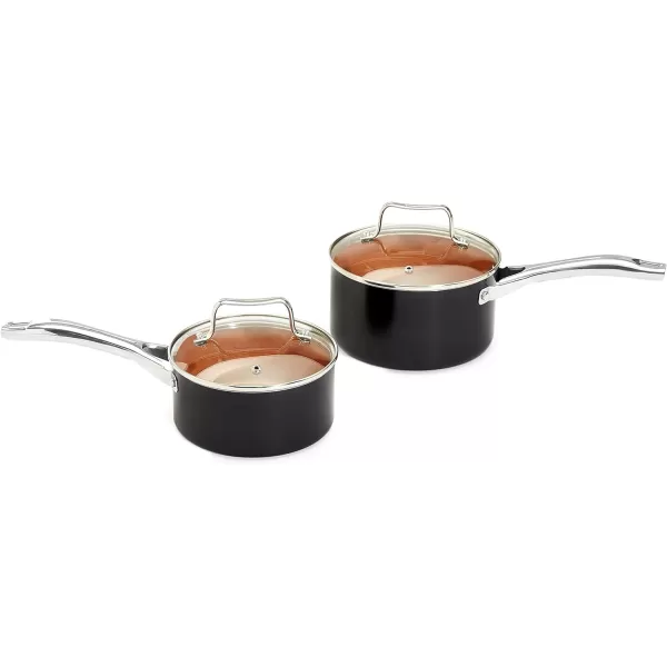 Amazon Basics Ceramic Nonstick Baking Sheets and Pans Bakeware Set 5Piece Set Copper Color10Piece Set