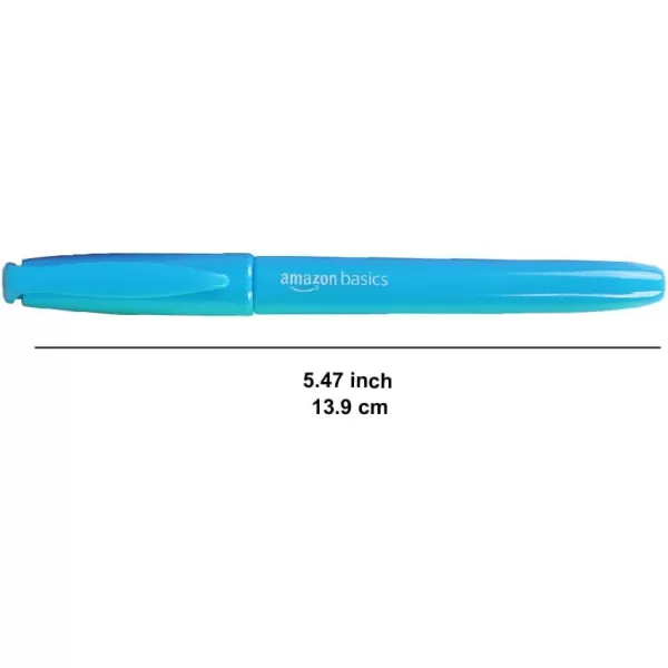 Amazon Basics Chisel Tip Fluorescent Ink Highlighters Assorted Colors  Pack of 1212 Pack
