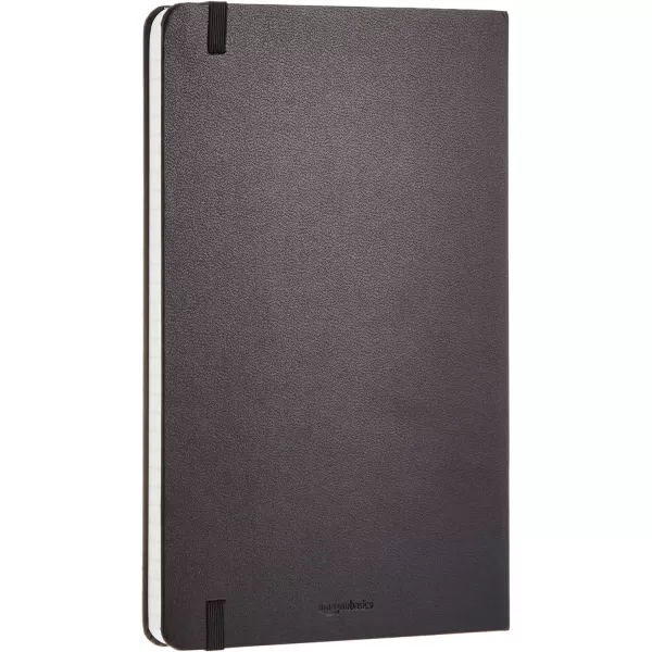 Amazon Basics Classic Grid Notebook Graph Ruled 240 Pages Black Hardcover 5 x 825InchGrid