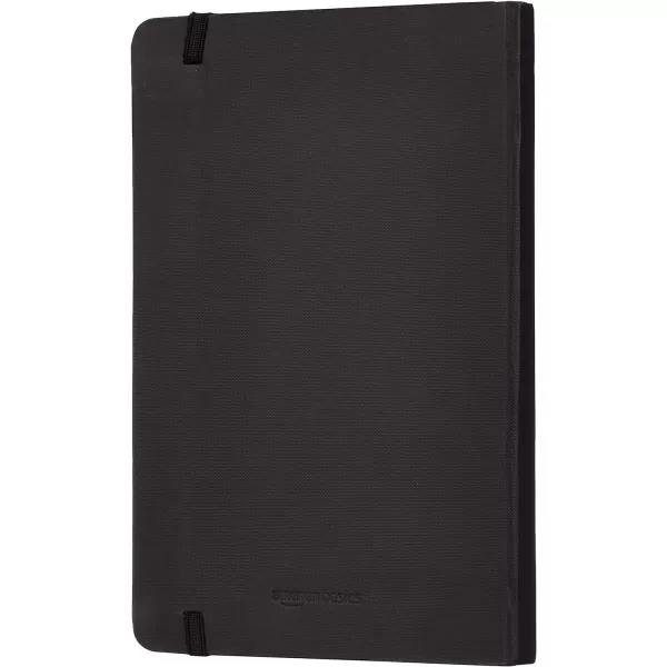 Amazon Basics Classic Grid Notebook Graph Ruled 240 Pages Black Hardcover 5 x 825InchRuled