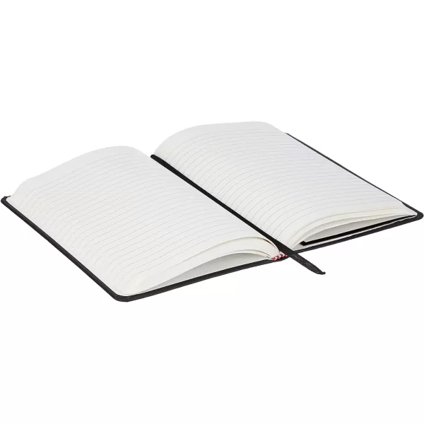 Amazon Basics Classic Grid Notebook Graph Ruled 240 Pages Black Hardcover 5 x 825InchRuled