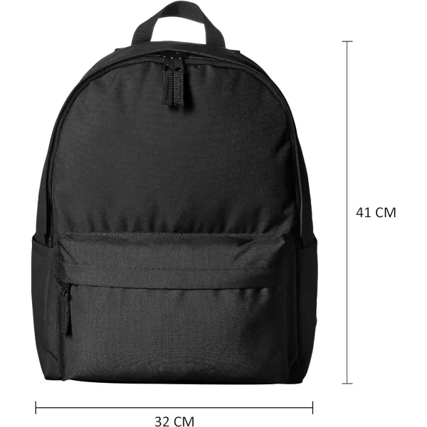 Amazon Basics Classic School Backpack  Black1Pack Backpack Only Black