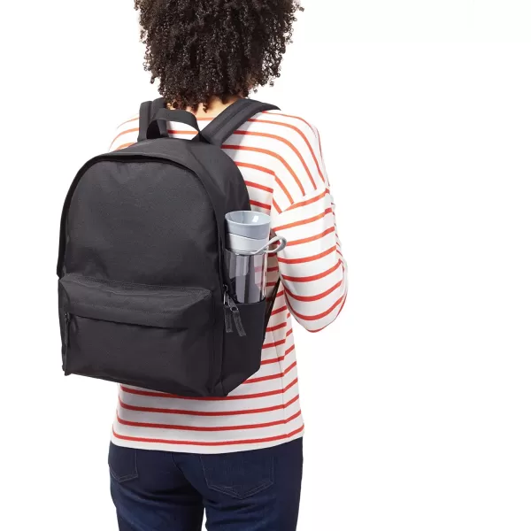 Amazon Basics Classic School Backpack  Black1Pack Backpack Only Black