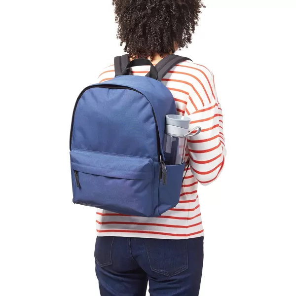 Amazon Basics Classic School Backpack  Black1Pack Backpack Only Navy