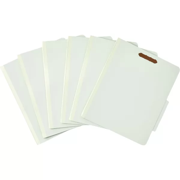 Amazon Basics Classification Folder 100 Recycled 1 Divider 2 Embedded Letter Light Blue 10 Count per Box2 Divider Green