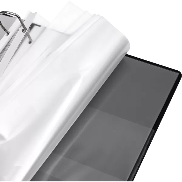 Amazon Basics Clear Sheet Protectors for 3 Ring Binder 85 in x 11 in 3 holes 200 PackProtectors Heavy Duty