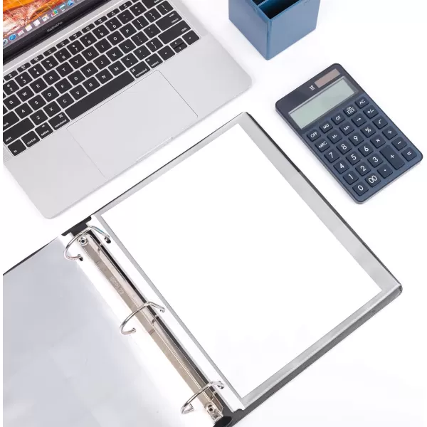 Amazon Basics Clear Sheet Protectors for 3 Ring Binder 85 in x 11 in 3 holes 200 PackProtectors Lightweight