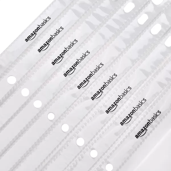 Amazon Basics Clear Sheet Protectors for 3 Ring BinderPolypropylene 85 x 11 Inch 200Pack100  Pack