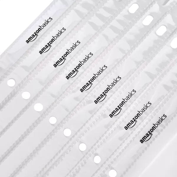 Amazon Basics Clear Sheet Protectors for 3 Ring BinderPolypropylene 85 x 11 Inch 200Pack500  Pack