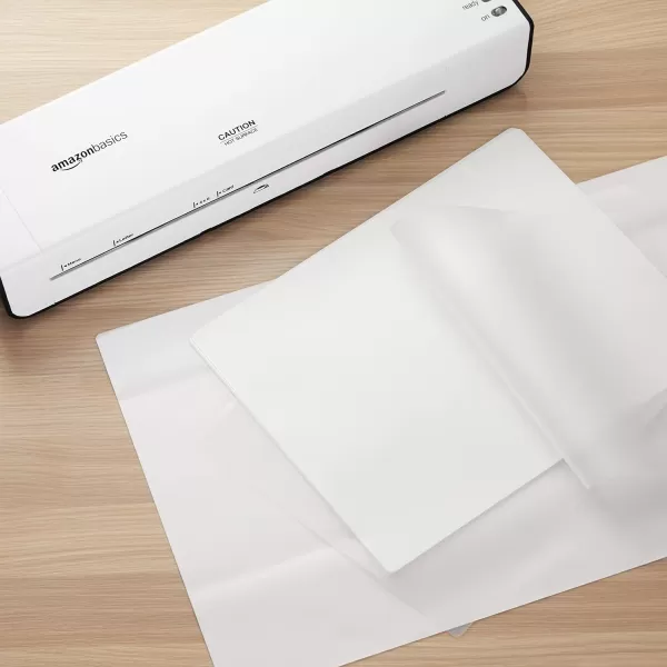 Amazon Basics Clear Thermal Laminating Plastic Paper Laminator Sheets  9 x 115Inch 200Pack 3mil50Pack