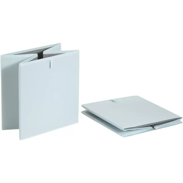 Amazon Basics Collapsible Fabric Storage Cube Organizer Bins  Pack of 6 White 13x15x1313x15x13 Jade Green