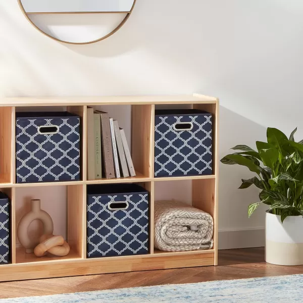 Amazon Basics Collapsible Fabric Storage Cubes with Oval Grommets  6Pack LinkedTrellis