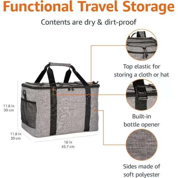 Amazon Basics Collapsible Waterproof Lightweight Insulated Cooler 50 Can CapacityAmazon Basics Collapsible Waterproof Lightweight Insulated Cooler 50 Can Capacity