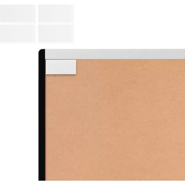 Amazon Basics Combo Magnetic Whiteboard Dry Erase BoardCork Board WhiteYellow 36 x 24Whiteyellow 17 x 23 3 pack
