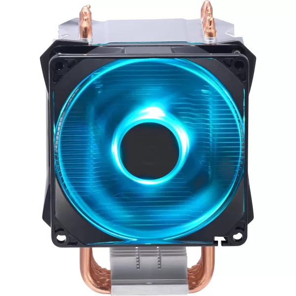 Amazon Basics Computer Cooling Fan with Cooler Master Technology CPU Air Cooler 4 Heat Pipes RGB LED PWM Aluminum FinsAmazon Basics Computer Cooling Fan with Cooler Master Technology CPU Air Cooler 4 Heat Pipes RGB LED PWM Aluminum Fins
