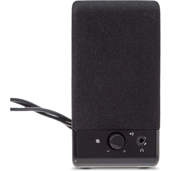 Amazon Basics Computer Speakers for Desktop or Laptop PC  USBPowered BlackUSB