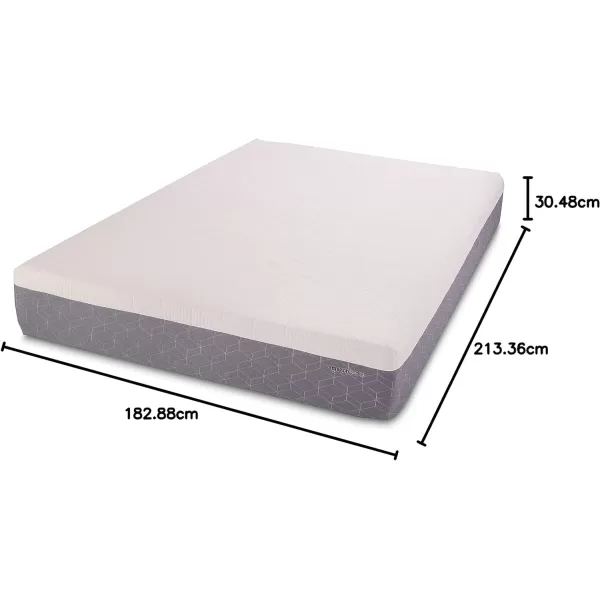 Amazon Basics Cooling Gel Memory Foam Mattress MediumFirm CertiPURUS Certified 10 inch Full Size WhiteGrayCalifornia King 12inch Memory Foam Medium Feel